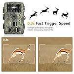 YOVOCA-Trail-Camera-WiFi-4K-60MP-Gamera-Camera-with-Night-Vision-Motion-Activated-120-Wide-Angle-IP66-Waterproof-Trail-Cam-with-20-HD-Screen-46pcs-No-Glow-Infrared-LEDs-for-Wildlife-Monitoring