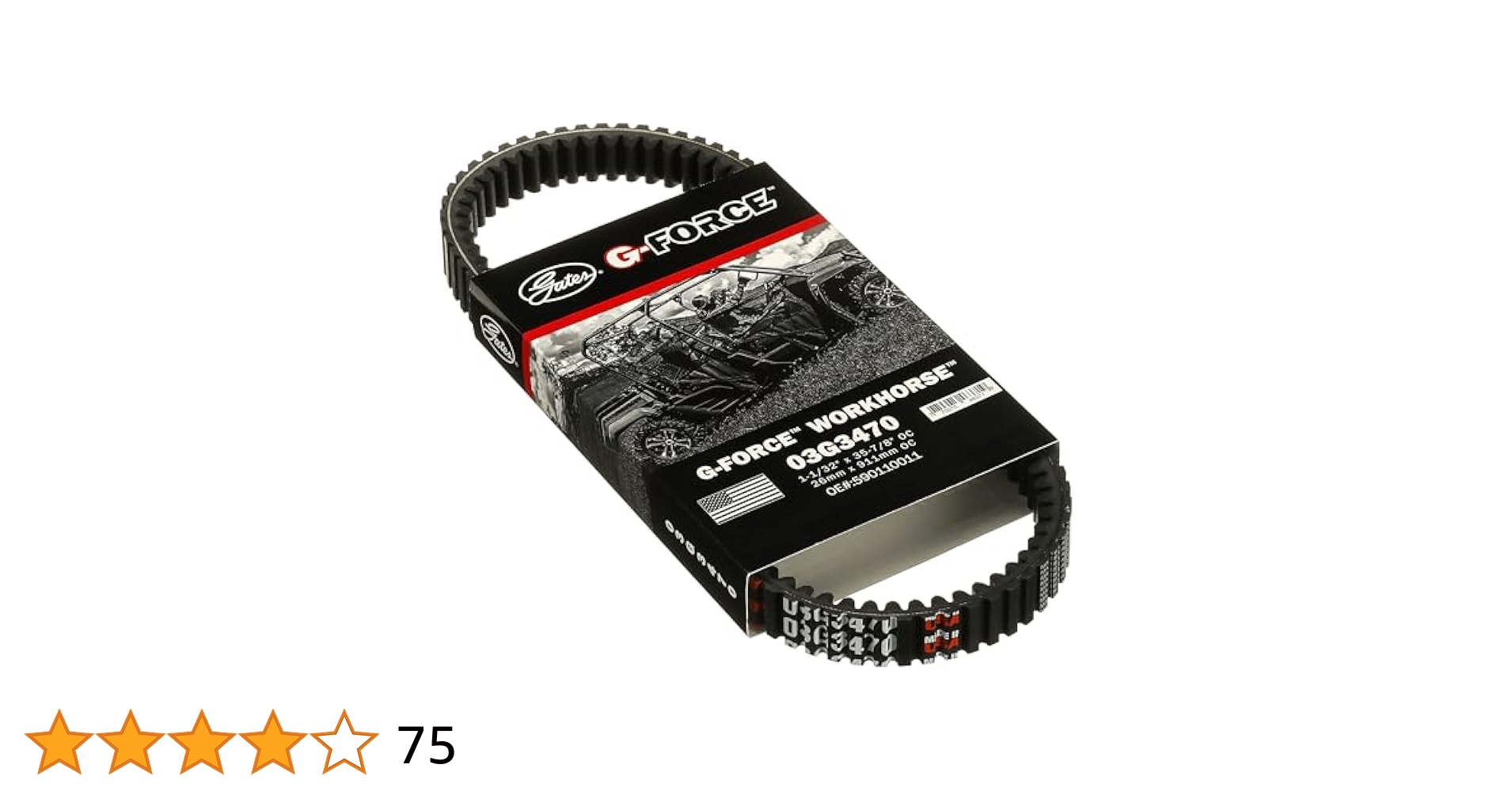 Amazon.com: Gates 03G3470 G-Force WorkHorse Continuously