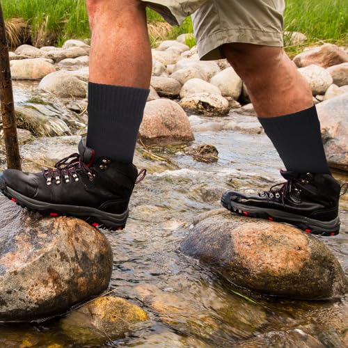 Jeyiour 2 Pairs Waterproof Socks Unisex Waterproof Breathable Outdoor Skiing Hiking Wading Fishing Socks for Men Women2