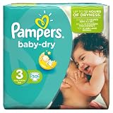 NAPPIES BABY DRY SIZE 3 30'S