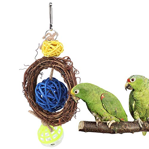 Image of Lata Vine Rattan Wilow Wreath for Craft, Artificial Flower Bouquet | Round Ring for Decoration, Dry Flower Making | 2 Pcs | Christmas / Xmas Party D?cor Wooden Twig for Wall Hanging