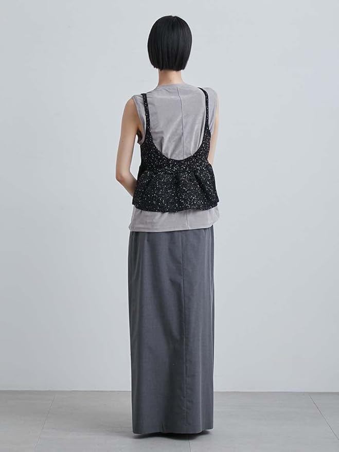 【完売品】MIESROHE モールニットビスチェ ブラック F 完売品】MIESROHE モールニットビスチェ ブラック F 完売品