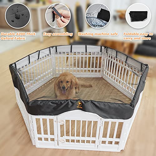 PJYuCien Capa Superior de Malha para Cercadinho para Cães, Cabe Em 36