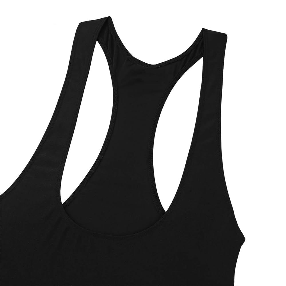 トップス haengnae CHIKUWABU SHOULDER LEOTARD HA 008 - ONE SHOULDER ASYMMETRICAL TOP - NOIR – HAUS LABEL