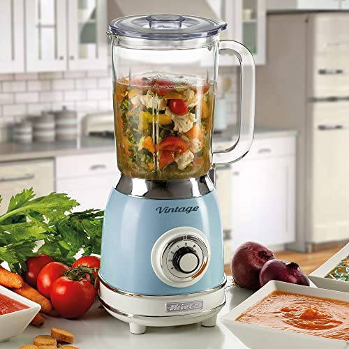 Ariete ARPK38 Retro Style Jug Blender and Stand Mixer Set, Vintage Design Blue - Image 8