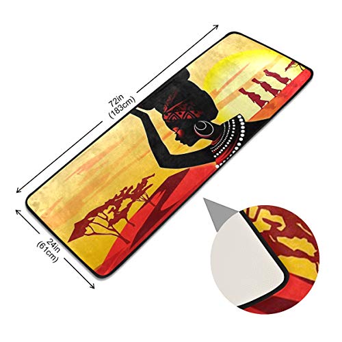 Senya G40780139P393C428S806 African Women Kitchen Rugs Non-Slip Soft Doormats Bath Carpet Floor Runner Area Rugs thumb #1