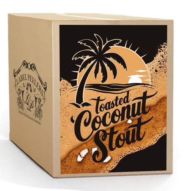 Label Peelers Toasted Coconut Stout Beer Kit - Extract