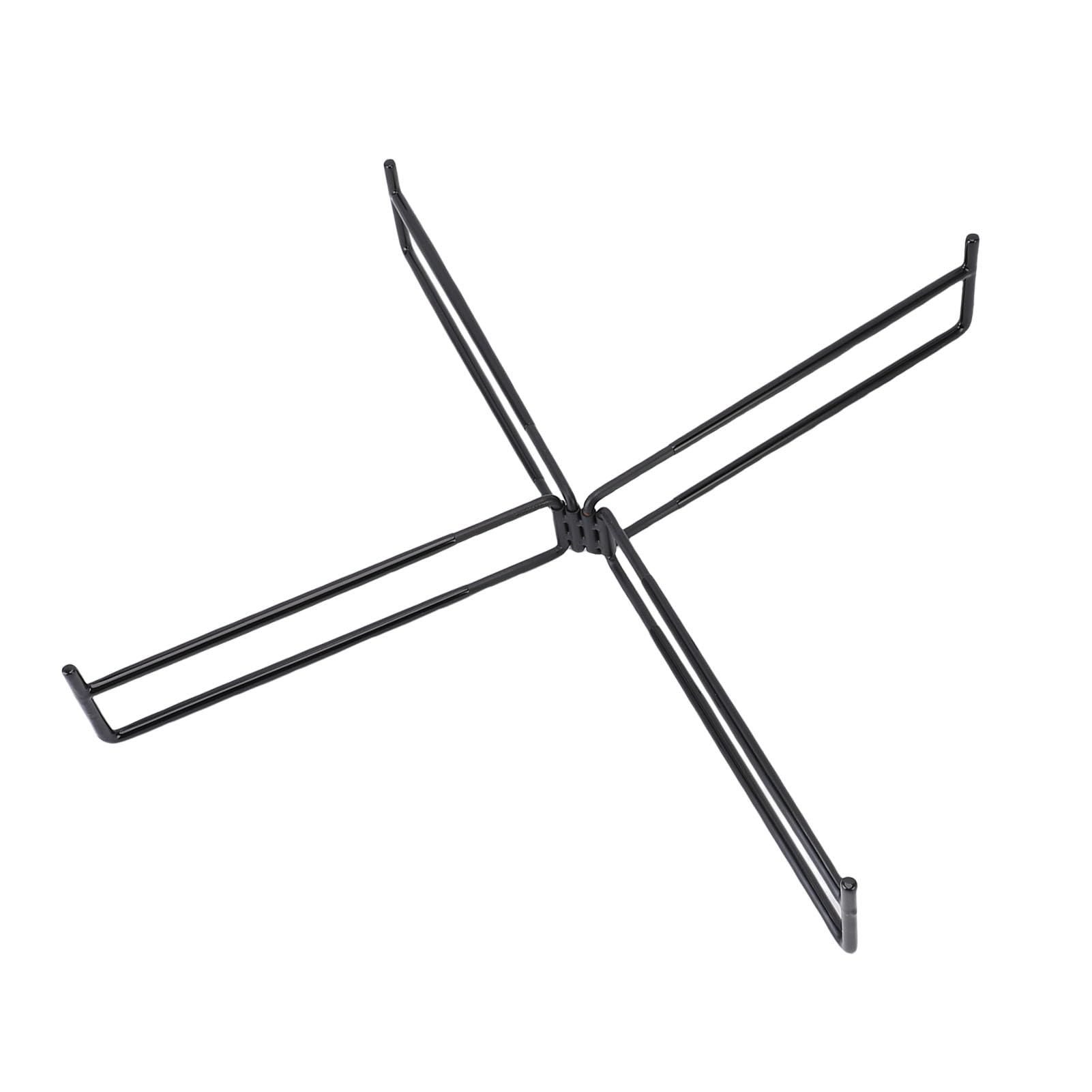 Fdit Folding Camping Cooler Stand, Iron Camping Rack with Water Protective Design and Compact Portability for Outdoor Adventures, BBQ Activities