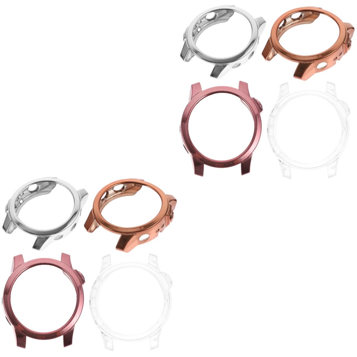 Hemobllo 8pezzi Cover Protettiva Per Smartwatch Tpu Di Protezione Completa e Flessibile Per Anti- e Resistente Agli Impatti Installazione Facile e Accesso Ai Controlli