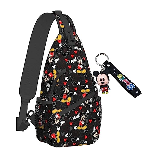 LVTFCO Cartoon Anime Sling Backpack Decorative Pendant Travel, Hiking And Casual Sports For Men And Women Gift For Fans Fashionable