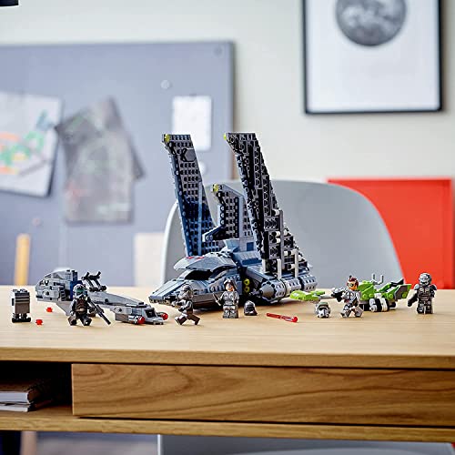 Star Wars The Bad Batch Attack Shuttle 75314 Awesome Toy Building Kit with 5 Minifigures; New 2021 (969 Pieces) - Lego - Immagine 2