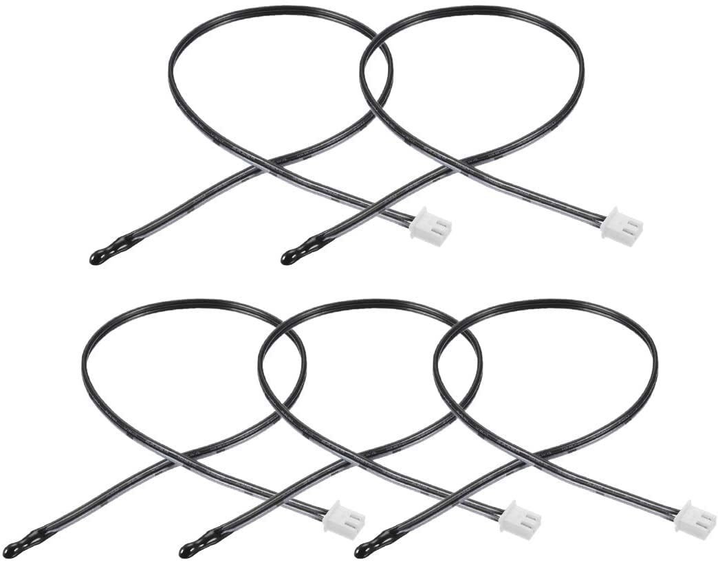 Aexit 2 Pezzi Sonda Sensore Temperatura 15K Per Condizionatore - Ricambio Con Testa In Resina Epossidica, 40 Cm