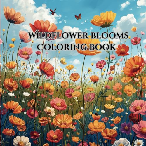 Coloring Book: Wildflower Blooms