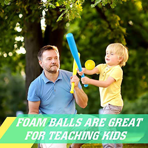 Junkin-50-Pack-9-Inch-Baseball-Pitching-Machine-Bulk-Dimpled-Softballs-Practice-Foam-Sport-Softballs-Pitching-Machine-Yellow-Softballs-Baseball-for-Hand-Eye-Coordination-Hitting-Fielding-Practice Junkin 50 Pack 9 Inch Baseball Pitching Machine Bulk Dimpled Softballs Practice Foam Sport Softballs Pitching Machine Yellow Softballs Baseball for Hand Eye Coordination Hitting Fielding Practice