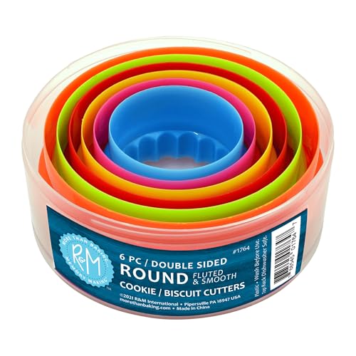 R&M International Round, Set of 6 Cookie & Biscuit...