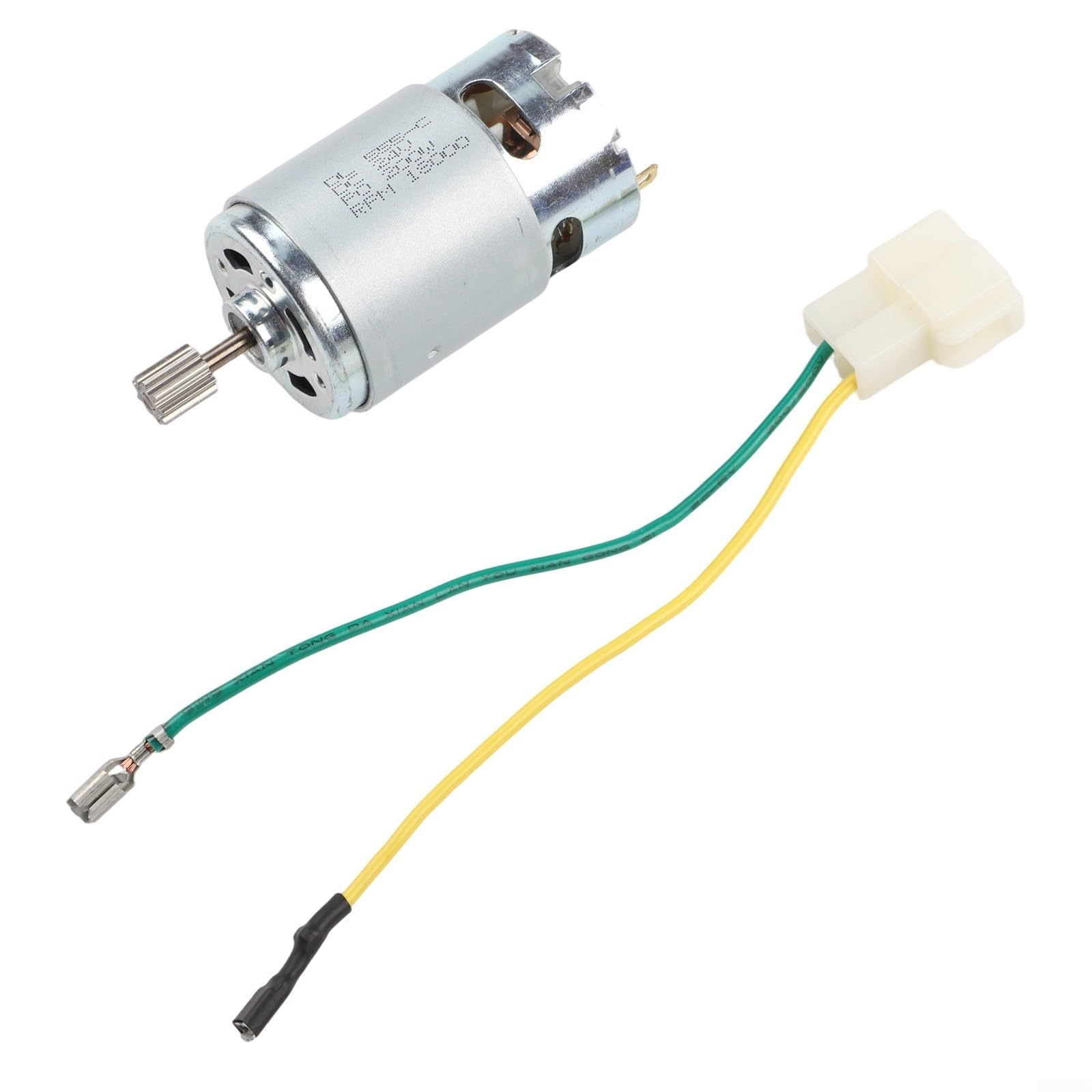 DL 555-C 24V 555 Electric Motor 200W with Gear and Cable, High and High Torque Compatible with Children’s Electric Ride On Toy Car, 9T or 10T(555 24V 18000 9T)