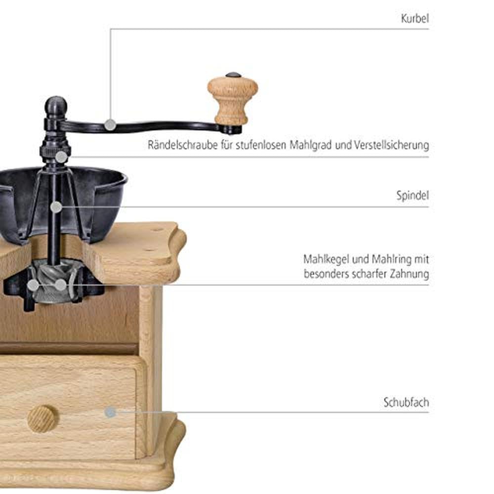 Houten Koffiemolen Douwe Egberts
