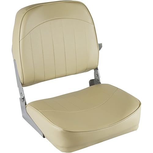 Wise 8WD734PLS-715 Standard Low Back Boat Seat, Sand