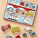 Melissa & Doug Vehicles Wooden Chunky Puzzle (9 pcs), Educational Screen Free Activity for Toddler, Preschoolers And Kids Ages 2+- FSC Certified