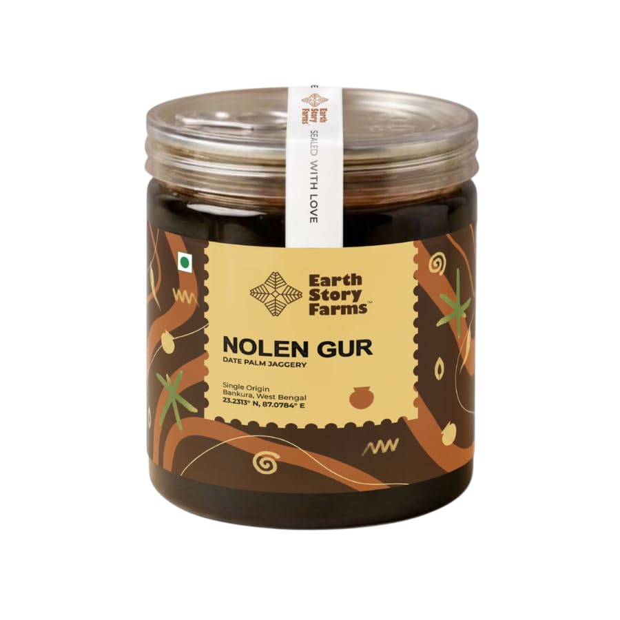 Nolen Gur | Date Jaggery Liquid | 100% Pure | Chemical Free | No Preservatives (400 g)