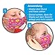 CRAZE 5er Set bedruckte Mundmaske für Kinder Einwegmaske Gesichtsmaske 3-lagig Maske mit Motiv Gesicht und Nase Kindermaske Little Princess Prinzessin 31742, 5er Kinder Princess 31742