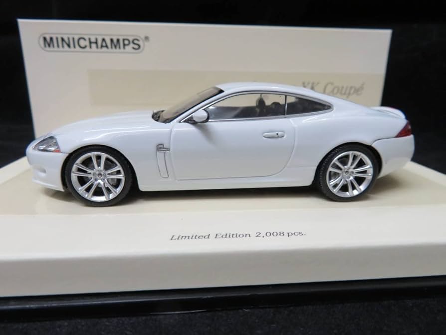 限定品 1/43 ミニチャンプス　ジャガー　XK　クーペ リネア　ビアンコ 限定品 1/43 ミニチャンプスジャガーXKクーペ リネアビアンコ