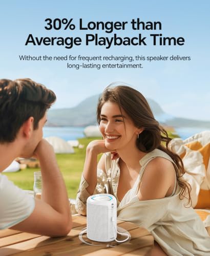 Image of Portable Bluetooth Speaker Beach Essentials: IPX5 Waterproof for Outdoor /Powerful HD Sound /Dynamic Light /All Day Playtime /Wireless BT 5.3 /TWS Pairing, Travel|Camping|Pool Accessorie, School Supplies