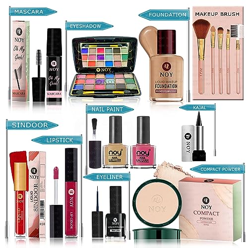 NOY Waterproof And Smudgeproof Makeup Kit For Women (Cherry Pink)