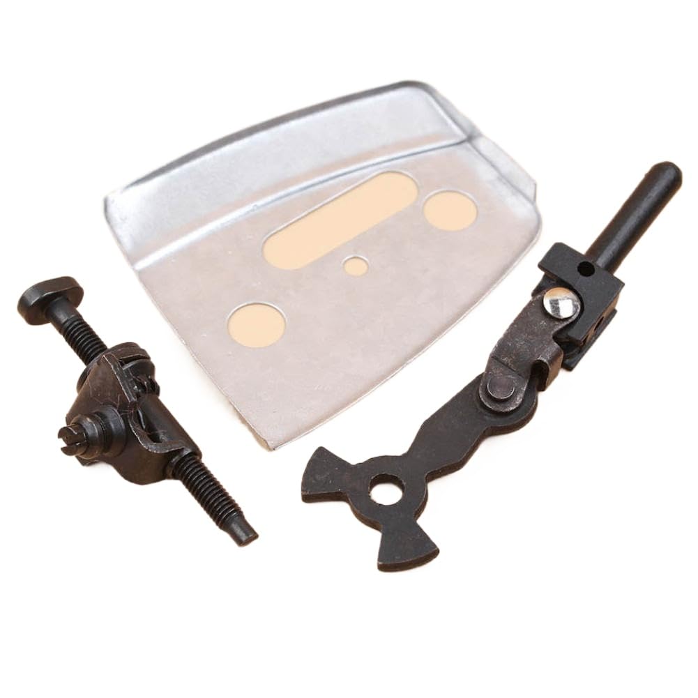 Cadea Tensioner Bolt Knee Joint Bar Plate Kit para alineación de la cadena de cadena y reemplazo de tensión Compatible con 350 340 345 346 351 353 359 357 356XP