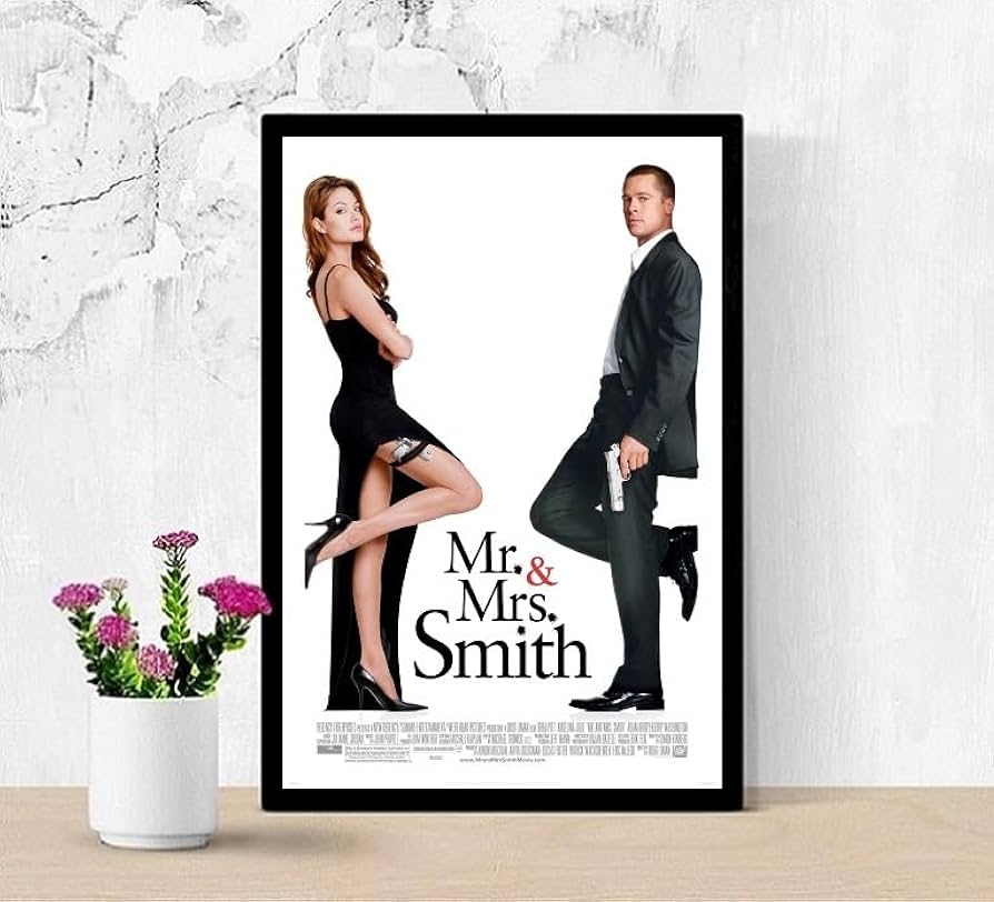Amazon.co.jp: 映画ポスター ミスターアンドミセススミス Mr