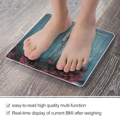 Báscula Digital de Baño con Vidrio Templado y Pantalla LED miniatura 5