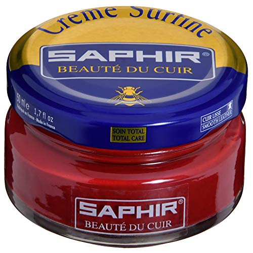 Saphir Cirage Surfine pour Chaussures, Rouge Cerise, 50 ml, 1 Unité