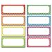 Magnetic Dry Erase Labels Name Plates White Board 32 Labels 8 Colors,3.2
