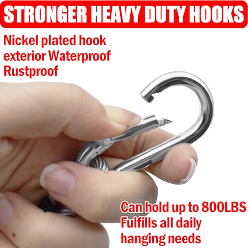 Image of Clothes Line Outdoors 40ft Retractable with Hooks