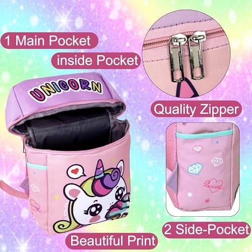 Image of Storite School Backpack for Kids Girls 8L|Stylish Durable Water-Resistant Backpack Shoulder School Bags for Girls Kids Birthday Gift