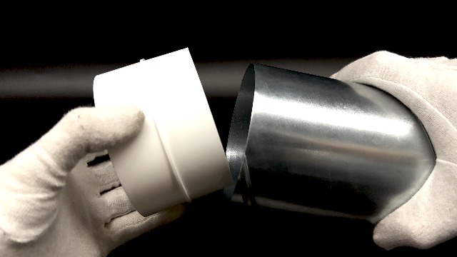 Valvola Di Riflusso 100mm Per Ventilazione - PVC, Flusso Unidirezionale Per Bagno, Cucina E Garage