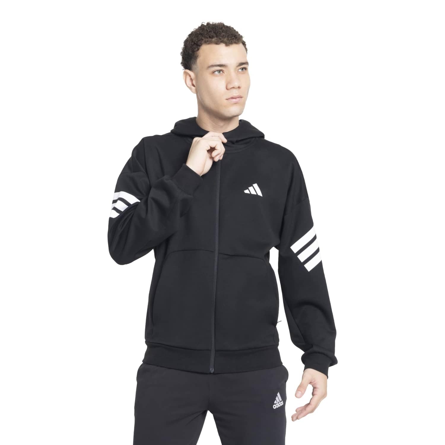 Men Track Tops | M Fi 3S Fz | Black |-image-29