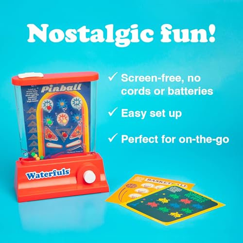 Image of Original Waterfuls Handheld Games, Kids Retro Travel Games, Fidget Toys | Retro Travel Games, Fidget Toys, Water Games, Kids Games, Screen Free, 6 Interchangeable Back Panels
