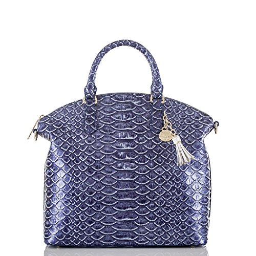 Brahmin Large Duxbury Satchel, Denim
