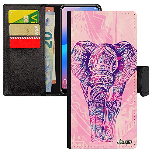 Coque Samsung Note 10 Lite portefeuille pastel motif zen