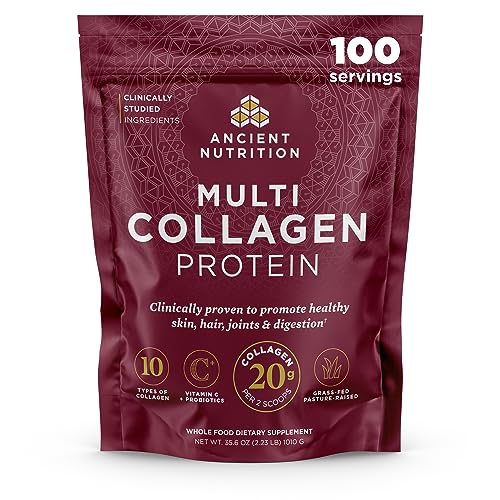 Ancient Nutrition Collagen Peptides Powder,...