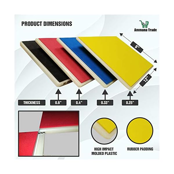 Rebreakable-Punching-Boards-Taekwondo-Karate-and-Martial-Arts-Board-Karate-Breaking-Board-for-Kids-and-Adults-Boxing-Equipment-and-Karate-Breaking-Board Rebreakable Punching Boards, Taekwondo Karate and Martial Arts Board for Kids and Adults, Boxing Equipment and Kickboxing (Yellow/Easy)