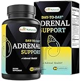 Best Naturals Day-to-Day Adrenal Support Supplements - 90 Veg Capsules - Made with Ashwagandha, L-Tyrosine, Magnesium, Rhodiola & Holy Basil & Bioperine