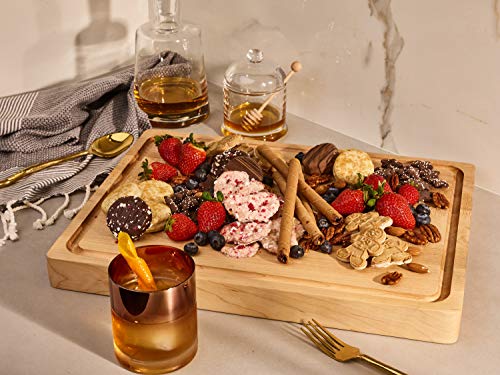 image for Made in USA, Large Reversible Multipurpose Maple Wood Cutting Board: 1