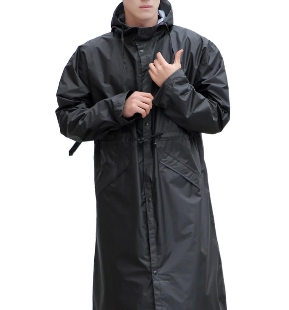 Impermeabile a Poncho Impermeabile Lungo da Donna Giacca da Esterno Poncho da Uomo Giacca Impermeabile da Donna Copripioggia