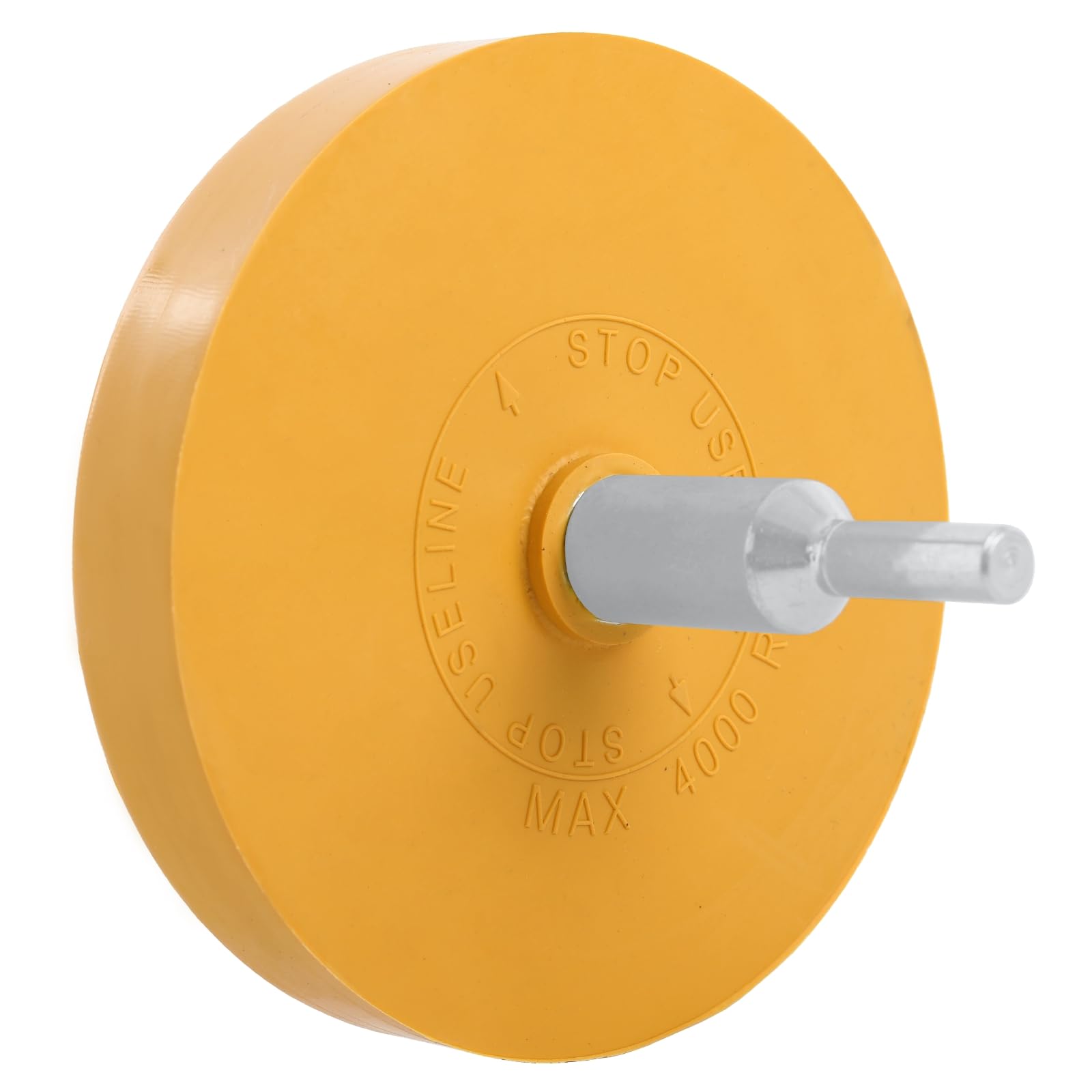 TECPO Folienradierer für Bohrmaschinen, Radierscheibe, Adapter 5/16'' x 24mm, 4000 U/min, Ø 90mm