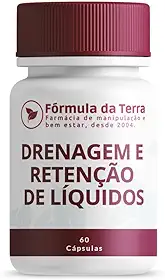 Drenagem e Retenção de Líquidos, Suplemento Natural com Chá Verde e Cavalinha, 60 Cápsulas, para Equilíbrio Corporal e Bem-estar