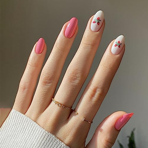 20 Juicy Strawberry Nails for a Sweet Summer Mani 16 N/A