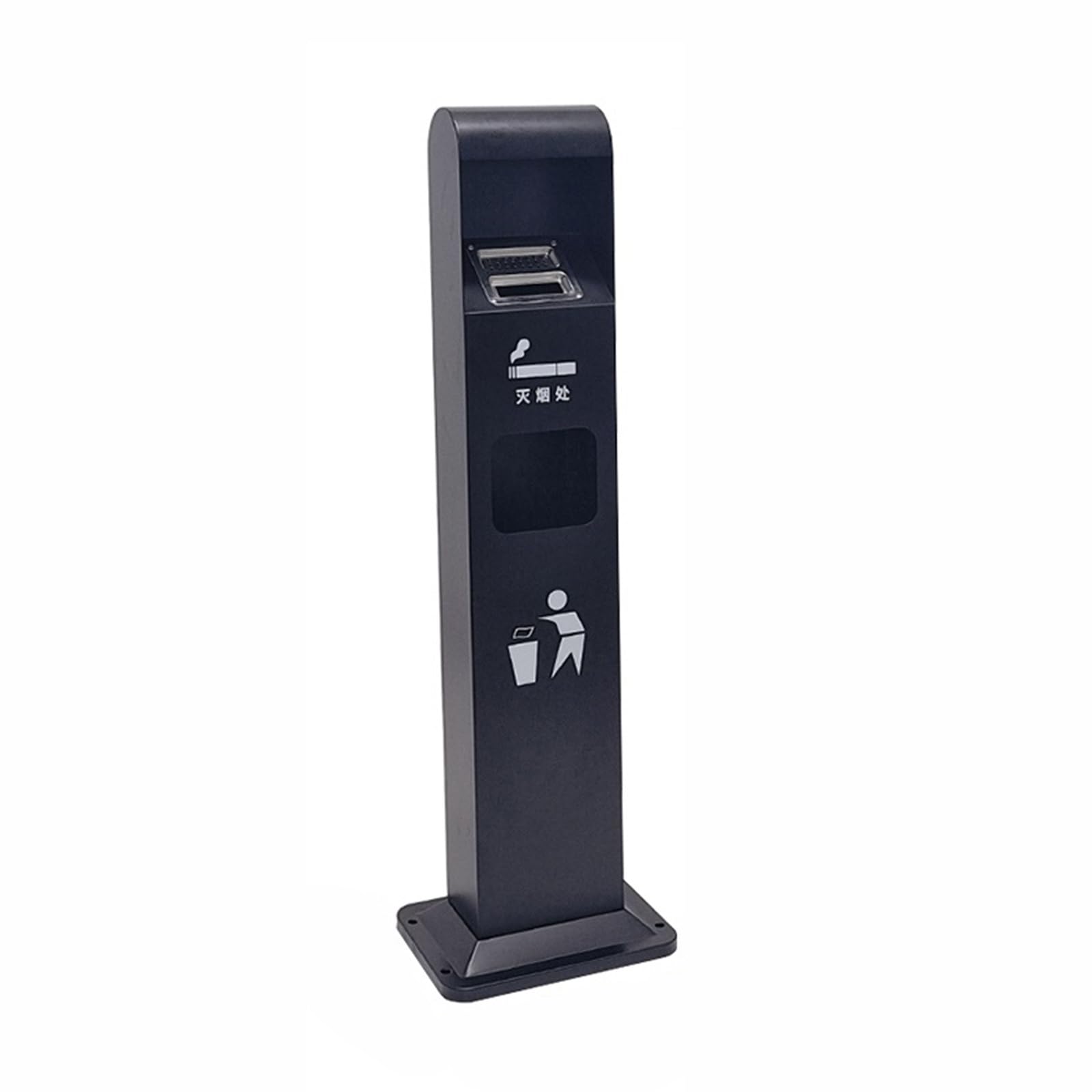 OWOHYG Ashtray Trash Can Outdoor Ash Column Indoor Smoke Extinguishing Trash Can Elevator Entrance Floor-Standing Vertical Smoking Area Ash Column Outdoor Ashtrays For Cigarettes.D