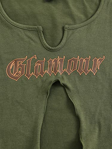 SOLY HUX Women's Y2K Sexy Tank Top Strapless Sleeveless Graphic Split Crop Tops Vest4